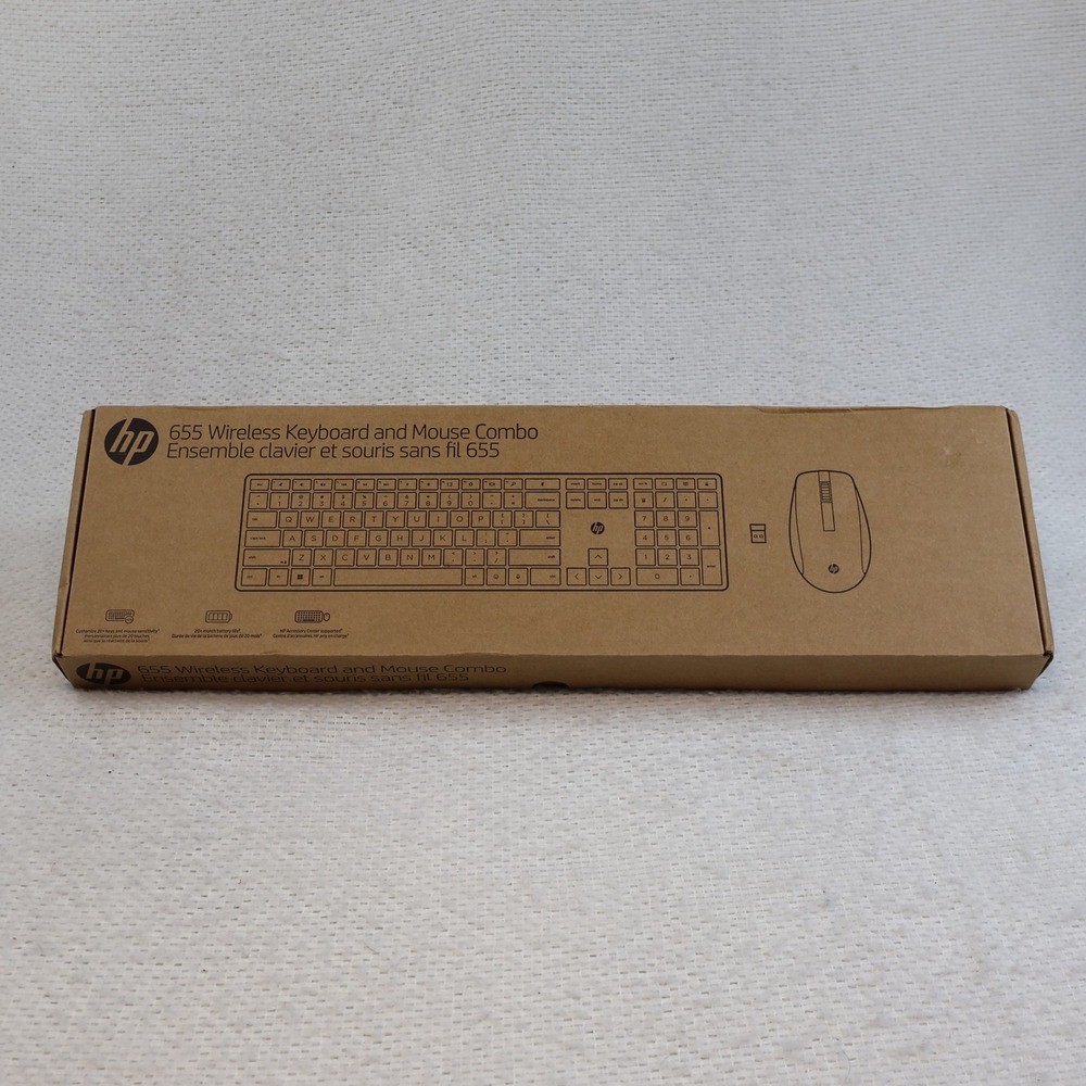 HP Wireless Keyboard and Mouse Combo Black 655 4R009AA#ABA